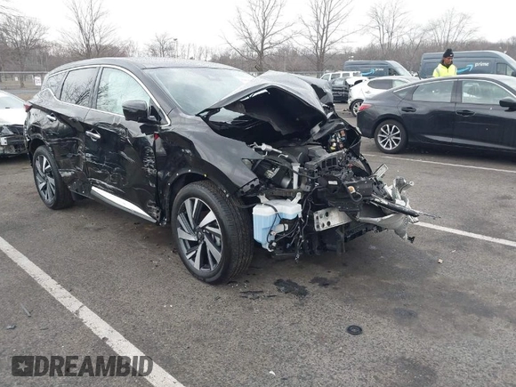 2023 Nissan Murano SL z VIN 5N1AZ2CS0PC138225, wystawiony jako IAAI lot #41675550 z przebiegiem 25 518 mil mil oraz . Historia ofert i sprzedaży dostępna na DreamBid. Obrazek 1.