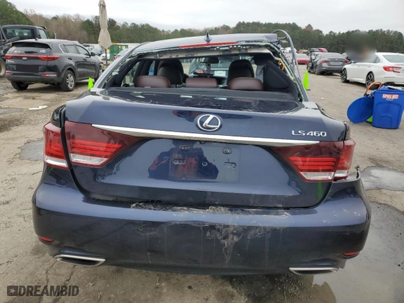 2017 Lexus LS with VIN JTHBL5EF7H5144569, listed as a Copart auction lot 85441974 with 93,109 mi miles and Salvage Title. Bid and sale history available at carsss.com. Image 6.