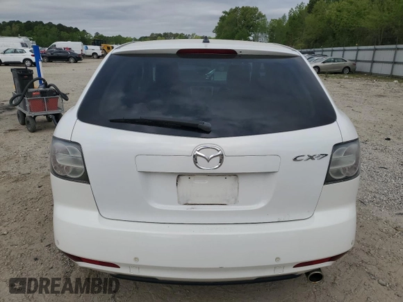 2010 Mazda CX-7 Sport with VIN JM3ER2W52A0328541, listed as a Copart auction lot 53719635 with 207,673 mi miles and Clean Title. Bid and sale history available at carsss.com. Image 6.