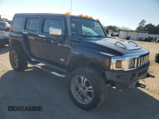 2007 Hummer H3 SUV with VIN 5GTDN13E978101610, listed as a Copart auction lot 83989514 with 224,987 mi miles and Clean Title. Bid and sale history available at carsss.com. Image 4.