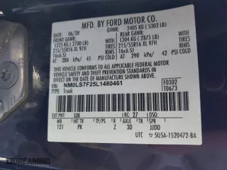 2020 Ford Transit Connect Van XLT with VIN NM0LS7F25L1480461, listed as a IAAI auction lot 39298368 with 112,320 mi miles. Bid and sale history available at carsss.com. Image 9.