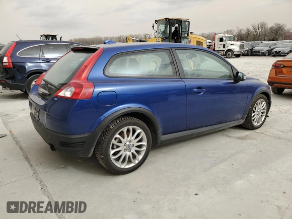 2008 Volvo C30 Version 1.0 with VIN YV1MK672082047030, listed as a Copart auction lot 49312215 with 55,407 mi miles and Salvage Title. Bid and sale history available at DreamBid. Image 3.