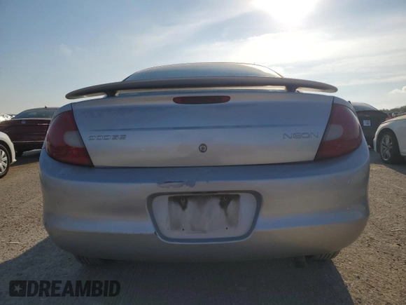 2001 Dodge Neon Highline with VIN 1B3ES46C61D101306, listed as a Copart auction lot 71385204 with 187,841 mi miles and Salvage Title. Bid and sale history available at carsss.com. Image 6.