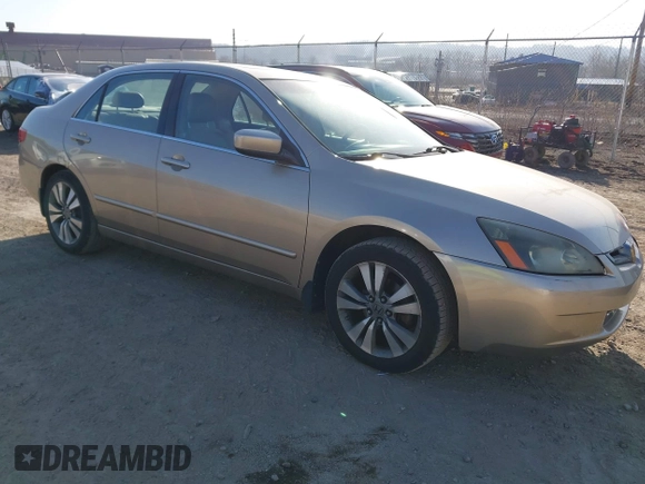 2005 Honda Accord EX-L z VIN 1HGCM56805A004371, wystawiony jako IAAI lot #41789900 z przebiegiem Nie podano mil oraz . Historia ofert i sprzedaży dostępna na DreamBid. Obrazek 1.