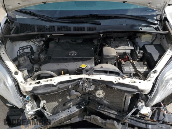 2016 Toyota Sienna LE with VIN 5TDJK3DC3GS131175, listed as a Copart auction lot 52520595 with 107,001 mi miles and Salvage Title. Bid and sale history available at carsss.com. Image 12.