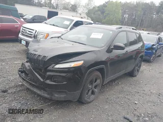 2017 Jeep Cherokee Sport with VIN 1C4PJLAB4HD240878, listed as a IAAI auction lot 41879830 with 162,627 mi miles. Bid and sale history available at carsss.com. Image 18.