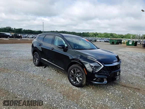 2023 Kia Sportage SX-Prestige with VIN KNDPXCAG4P7037500, listed as a Copart auction lot 56553875 with 34,906 mi miles and Salvage title. Bid and sale history available at DreamBid. Image 14.