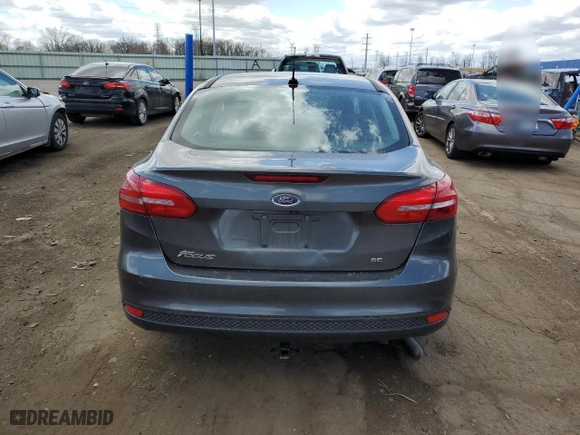2017 Ford Focus SE with VIN 1FADP3F27HL307446, listed as a Copart auction lot 54017515 with 63,956 mi miles and Clean Title. Bid and sale history available at carsss.com. Image 6.