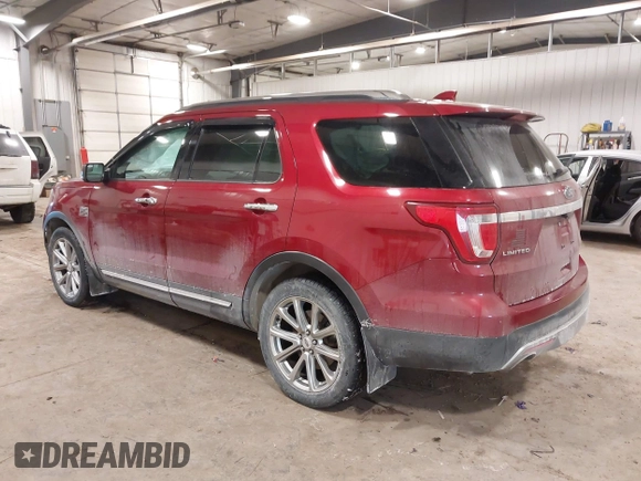 2016 Ford Explorer Limited with VIN 1FM5K8F8XGGA29854, listed as a IAAI auction lot 41595511 with 91,270 mi miles. Bid and sale history available at carsss.com. Image 3.