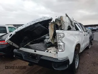 2020 Chevrolet Silverado 1500 Work Truck with VIN 1GCRWAEF9LZ290537, listed as a IAAI auction lot 41759270 with Not Provided miles and . Bid and sale history available at DreamBid. Image 4.