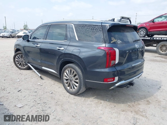 2020 Hyundai Palisade Limited z VIN KM8R54HE6LU073947, wystawiony jako IAAI lot #42149911 z przebiegiem 59 202 mil mil oraz . Historia ofert i sprzedaży dostępna na DreamBid. Obrazek 3.