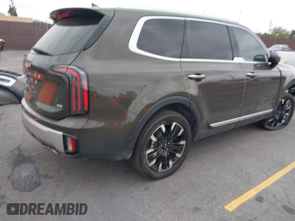 2024 Kia Telluride SX Prestige X-Line with VIN 5XYP5DGC2RG417456, listed as a IAAI auction lot 42110480 with 20,099 mi miles and . Bid and sale history available at DreamBid. Image 4.