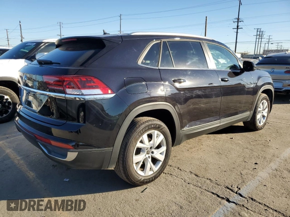 2021 Volkswagen Atlas S with VIN 1V2AC2CAXMC238842, listed as a Copart auction lot 88894625 with 13,341 mi miles and Salvage title. Bid and sale history available at DreamBid. Image 3.