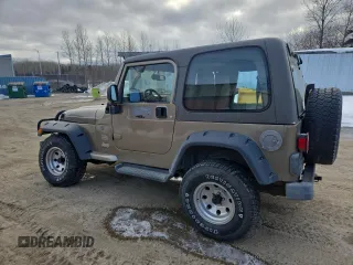 2004 Jeep Wrangler Sahara with VIN 1J4FA59S64P774768, listed as a Copart auction lot 49868895 with 120,800 mi miles and Salvage Title. Bid and sale history available at DreamBid. Image 2.