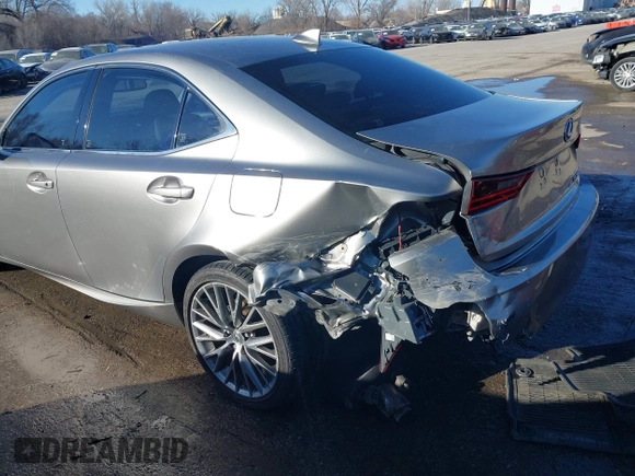 2014 Lexus IS 250 with VIN JTHCF1D24E5010861, listed as a IAAI auction lot 41686598 with 124,675 mi miles. Bid and sale history available at carsss.com. Image 6.