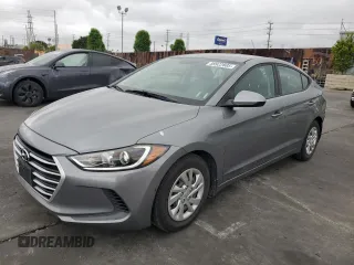 2017 Hyundai Elantra SE with VIN KMHD74LF2HU428673, listed as a Copart auction lot 59922885 with 38,675 mi miles and Salvage title. Bid and sale history available at DreamBid. Image 1.
