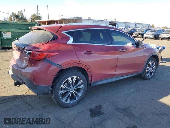 2017 Infiniti QX30 Premium with VIN SJKCH5CR2HA037261, listed as a Copart auction lot 81511084 with 72,345 mi miles and Salvage title. Bid and sale history available at DreamBid. Image 3.