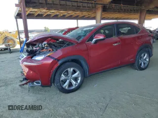 2017 Lexus NX 300h with VIN JTJBJRBZ8H2064791, listed as a Copart auction lot 41873895 with 66,835 mi miles and Salvage Title. Bid and sale history available at DreamBid. Image 1.
