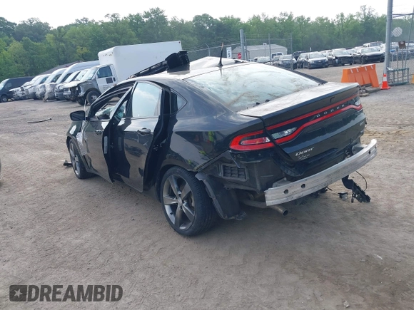 2015 Dodge Dart GT with VIN 1C3CDFEB3FD193779, listed as a IAAI auction lot 42495497 with Not provided miles and . Bid and sale history available at DreamBid. Image 3.