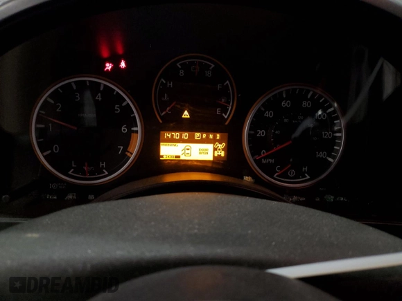 2010 Nissan Titan LE with VIN 1N6AA0EC2AN325657, listed as a Copart auction lot 88307625 with 147,010 mi miles and Salvage Title. Bid and sale history available at carsss.com. Image 9.