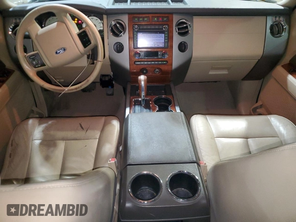 2008 Ford Expedition EL Eddie Bauer with VIN 1FMFK185X8LA73490, listed as a Copart auction lot 85985814 with 0 mi miles and Salvage Title. Bid and sale history available at carsss.com. Image 8.