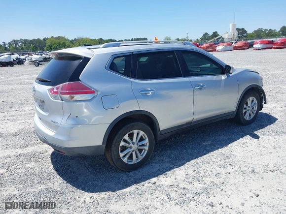 2016 Nissan Rogue S with VIN KNMAT2MV9GP604435, listed as a IAAI auction lot 42041428 with 161,948 mi miles. Bid and sale history available at carsss.com. Image 4.