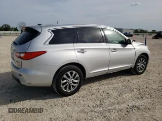 2015 Infiniti QX60 with VIN 5N1AL0MN0FC505962, listed as a Copart auction lot 50455735 with 141,798 mi miles and Salvage Title. Bid and sale history available at DreamBid. Image 3.