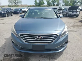 2016 Hyundai Sonata SE with VIN 5NPE24AF8GH407121, listed as a Copart auction lot 55057895 with 114,906 mi miles and Salvage Title. Bid and sale history available at carsss.com. Image 5.