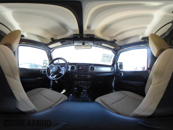 2020 Jeep Wrangler Unlimited Sahara with VIN 1C4HJXEN7LW180589, listed as a IAAI auction lot 41784143 with 58,955 mi miles. Bid and sale history available at carsss.com. Image 20.