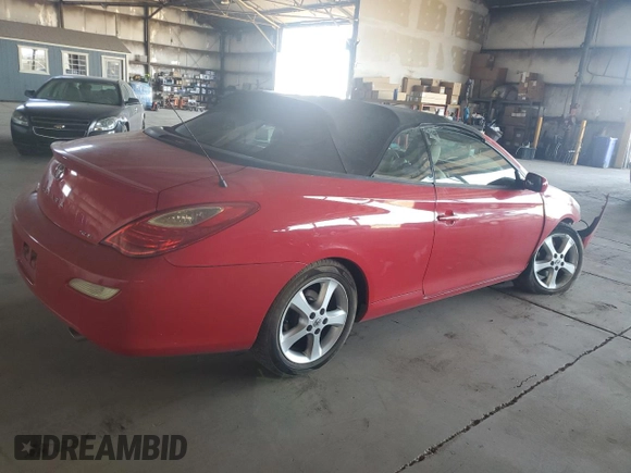 2007 Toyota Solara SE with VIN 4T1FA38P67U118594, listed as a Copart auction lot 62927695 with 148,105 mi miles and Salvage title. Bid and sale history available at DreamBid. Image 3.