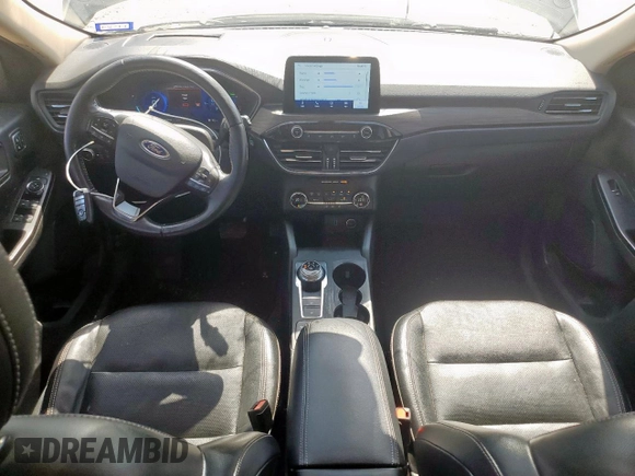 2020 Ford Escape Titanium Hybrid z VIN 1FMCU0DZ1LUC38345, wystawiony jako Copart lot #59628985 z przebiegiem 86 917 mil mil oraz Szkoda całkowita • Salvage title. Historia ofert i sprzedaży dostępna na DreamBid. Obrazek 8.