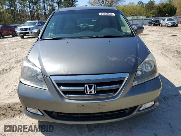 2007 Honda Odyssey Touring with VIN 5FNRL38847B008625, listed as a Copart auction lot 51933575 with 172,874 mi miles and Salvage Title. Bid and sale history available at carsss.com. Image 5.