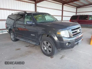 2007 Ford Expedition Max Limited z VIN 1FMFK205X7LA39145, wystawiony jako IAAI lot #41831788 z przebiegiem 248 147 mil mil oraz . Historia ofert i sprzedaży dostępna na DreamBid. Obrazek 1.