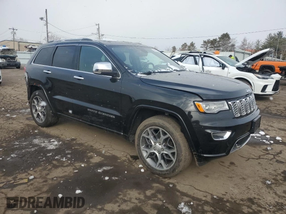 2020 Jeep Grand Cherokee Overland with VIN 1C4RJFCG9LC218943, listed as a Copart auction lot 44922295 with 50,674 mi miles and Salvage Title. Bid and sale history available at carsss.com. Image 4.