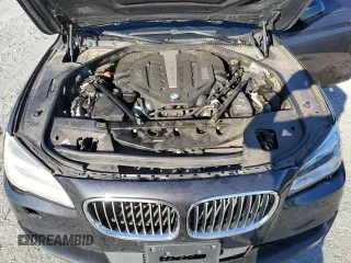 2015 BMW 7 Series 750Li xDrive with VIN WBAYF8C52FD654858, listed as a Copart auction lot 47504045 with 155,950 mi miles and Clean Title. Bid and sale history available at carsss.com. Image 11.