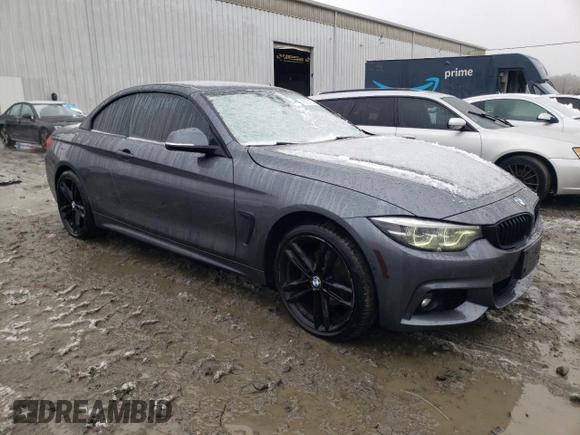 2018 BMW 4 Series 430i xDrive with VIN WBA4Z3C5XJEC55856, listed as a Copart auction lot 43193125 with 57,770 mi miles and Salvage Title. Bid and sale history available at DreamBid. Image 4.