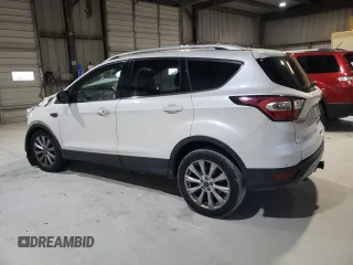 2017 Ford Escape Titanium with VIN 1FMCU0J91HUB65876, listed as a Copart auction lot 42052035 with 115,851 mi miles and Salvage Title. Bid and sale history available at carsss.com. Image 2.