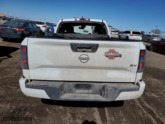 2023 Nissan Frontier S with VIN 1N6ED1CL5PN648644, listed as a Copart auction lot 46449485 with 64,111 mi miles and Salvage Title. Bid and sale history available at carsss.com. Image 6.