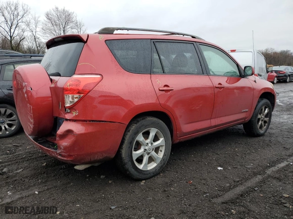 2008 Toyota RAV4 Ltd with VIN JTMBD31V186068969, listed as a Copart auction lot 51939175 with 176,919 mi miles and Salvage Title. Bid and sale history available at carsss.com. Image 3.