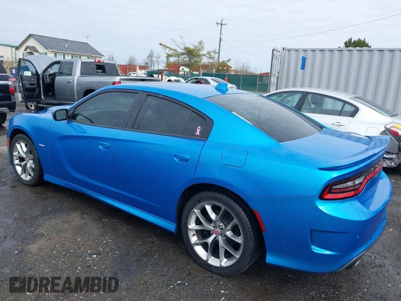 2019 Dodge Charger R/T with VIN 2C3CDXCT0KH730123, listed as a IAAI auction lot 38875412 with 7,829 mi miles and . Bid and sale history available at carsss.com. Image 3.