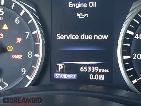 2018 Infiniti Q50 3.0t LUXE with VIN JN1EV7AP0JM365416, listed as a IAAI auction lot 41293065 with 65,339 mi miles. Bid and sale history available at carsss.com. Image 16.