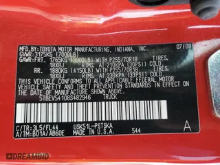 2008 Toyota Tundra 2WD Truck with VIN 5TBEV54108S482946, listed as a Copart auction lot 50224985 with 245,132 mi miles and Salvage Title. Bid and sale history available at carsss.com. Image 12.