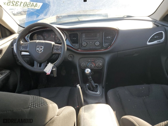 2015 Dodge Dart SE with VIN 1C3CDFAA7FD392685, listed as a Copart auction lot 44501325 with 151,959 mi miles and Salvage Title. Bid and sale history available at carsss.com. Image 8.