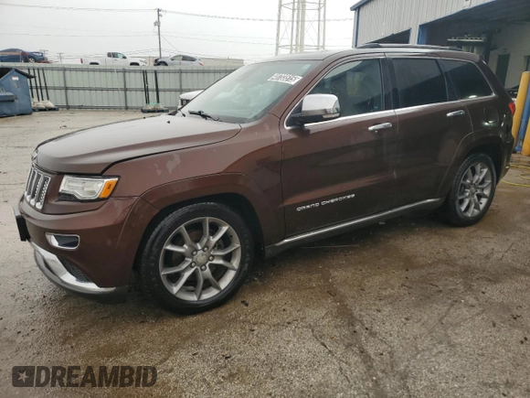 2015 Jeep Grand Cherokee Summit with VIN 1C4RJFJG9FC611560, listed as a Copart auction lot 48703515 with 65,056 mi miles and Clean title. Bid and sale history available at DreamBid. Image 1.