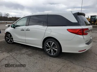 2020 Honda Odyssey Elite with VIN 5FNRL6H95LB035854, listed as a Copart auction lot 53243425 with 40,598 mi miles and Salvage Title. Bid and sale history available at DreamBid. Image 2.