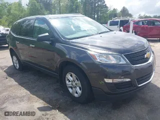 2015 Chevrolet Traverse LS with VIN 1GNKRFED1FJ276341, listed as a IAAI auction lot 41936899 with 139,340 mi miles. Bid and sale history available at carsss.com. Image 1.