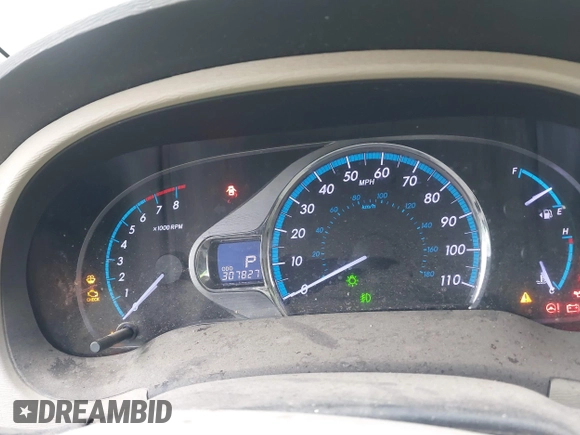2012 Toyota Sienna XLE AAS with VIN 5TDYK3DCXCS206978, listed as a IAAI auction lot 41374061 with 307,827 mi miles and . Bid and sale history available at DreamBid. Image 7.
