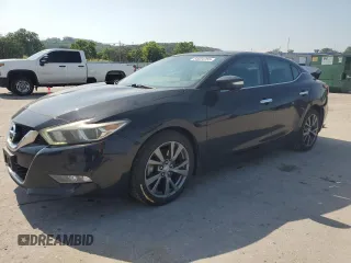 2016 Nissan Maxima SL with VIN 1N4AA6AP4GC396741, listed as a Copart auction lot 64034755 with 91,110 mi miles and Salvage title. Bid and sale history available at DreamBid. Image 1.