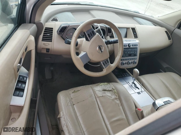 2007 Nissan Murano SL with VIN JN8AZ08W87W619749, listed as a Copart auction lot 44794465 with 0 mi miles and Salvage Title. Bid and sale history available at carsss.com. Image 8.