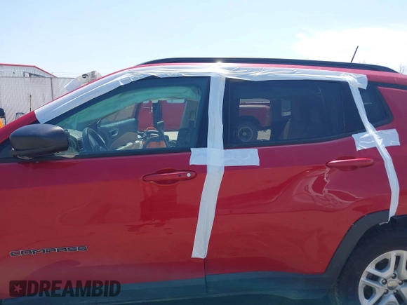 2018 Jeep Compass Sport with VIN 3C4NJCAB3JT255203, listed as a IAAI auction lot 42052746 with 112,451 mi miles and . Bid and sale history available at DreamBid. Image 18.